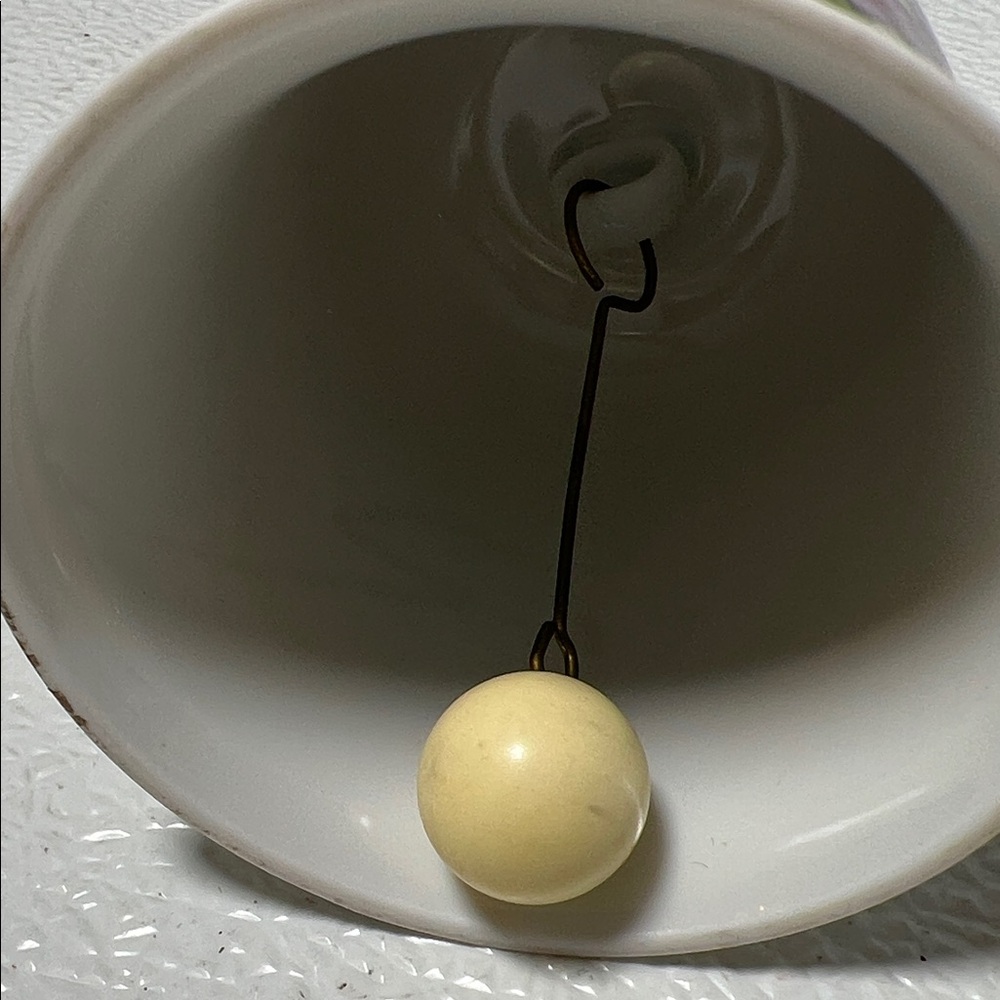 Vintage 70's Reutter Porzellan Bell Gold Trim Made in Germany - Picture 7 of 7